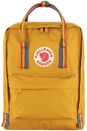Fjällräven Mochila Mochila Kanken Rainbow Ochre para mujer