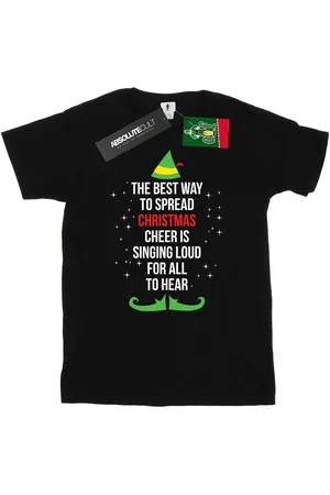 Elf Camiseta manga larga Christmas Cheer para hombre