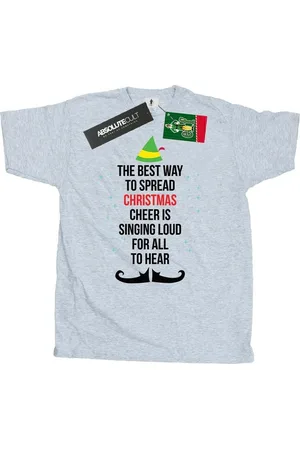 Elf Camiseta manga larga Christmas Cheer para hombre