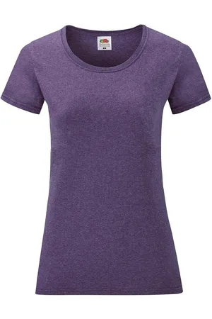 Fruit Of The Loom Camiseta manga larga Valueweight para mujer