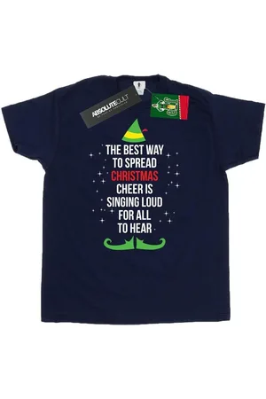 Elf Camiseta manga larga Christmas Cheer para hombre