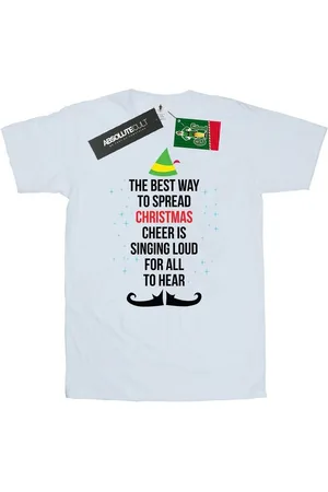 Elf Camiseta manga larga Christmas Cheer para hombre