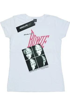David Bowie Camiseta manga larga Serious Moonlight Tour 83 para mujer