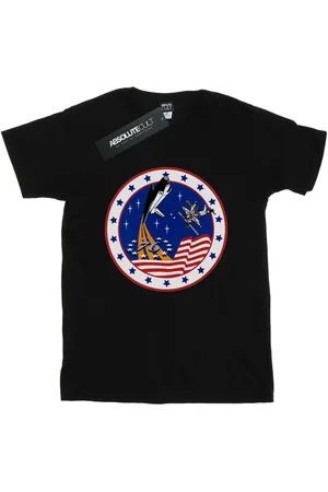 Nasa Camiseta manga larga Rocket 76 para hombre