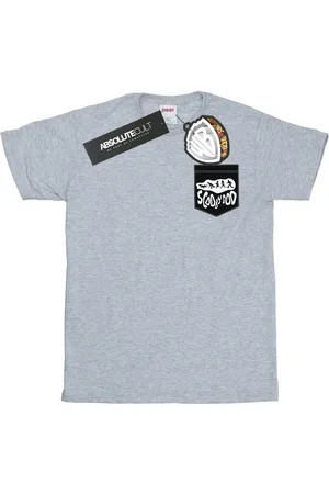 Scooby-Doo Camiseta manga larga Faux Pocket para hombre