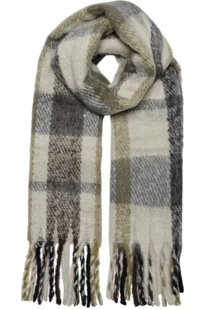 ONLY Bufanda 15297974 ONLWINIE CHECK-BLACK CHECKS para mujer