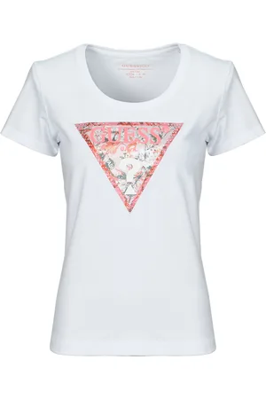 Guess Camiseta RN SATIN TRIANGLE para mujer