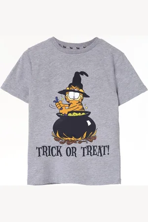 Garfield Tops y Camisetas Trick Or Treat para niño