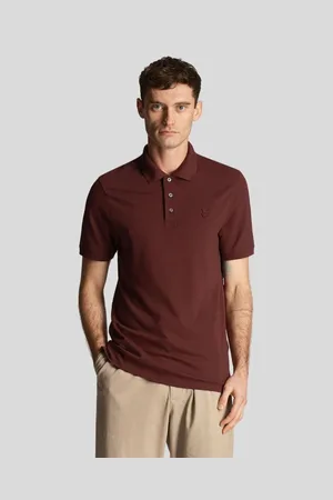 Lyle &amp; scott Tops y Camisetas SP400TON POLO SHIRT-Z562 BURGUNDY para hombre