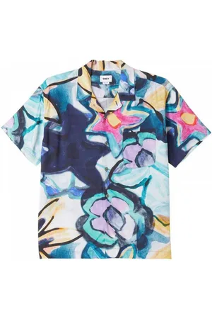 Obey Camisa manga larga Requiem woven para hombre