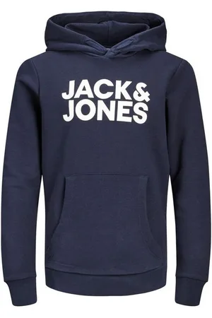 JACK & JONES Jersey 12152841 JJECORP LOGO SWEAT HOOD SS19 NAVY BLAZER para niño
