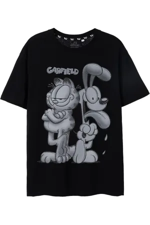 Garfield Camiseta Greyscale para hombre