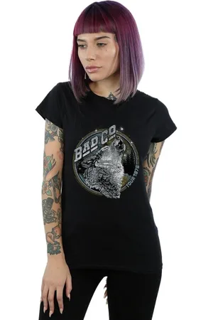 Bad Company Camiseta manga larga Wolf Tour 1976 para mujer