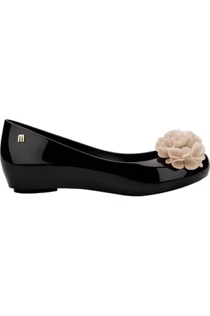Melissa Bailarinas Ultragirl Springtime - Black/Beige para mujer