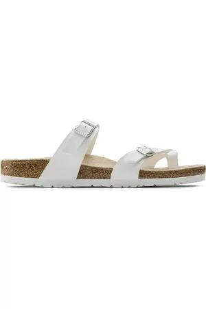 Birkenstock Sandalias Mayari Birko-Flor Regular - White para mujer