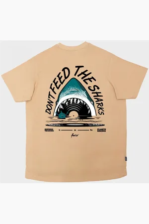 Farci Tops y Camisetas Tee shark para hombre