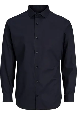 JACK & JONES Camisa manga larga 12227385 JPRBLAPARKER SHIRT L/S NOOS BLACK para hombre