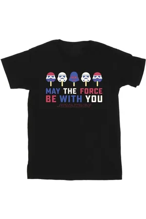 STAR WARS Camiseta manga larga May The Force Ice Pops para hombre