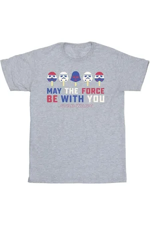 STAR WARS Camiseta manga larga May The Force Ice Pops para hombre
