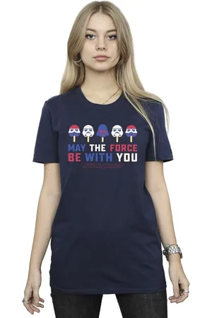 STAR WARS Camiseta manga larga May The Force Ice Pops para mujer