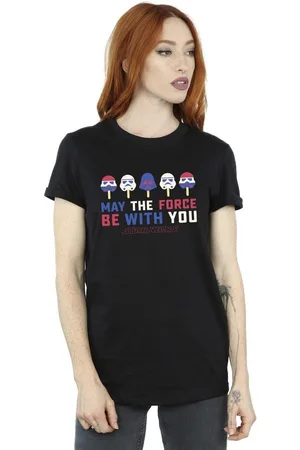STAR WARS Camiseta manga larga May The Force Ice Pops para mujer