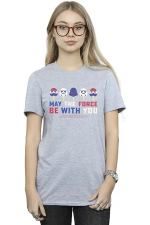 STAR WARS Camiseta manga larga May The Force Ice Pops para mujer