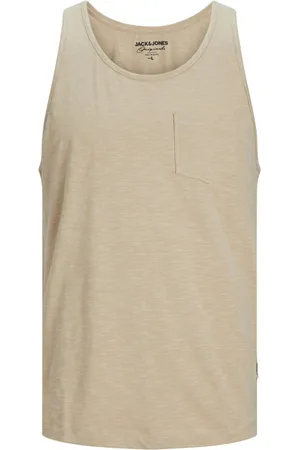 JACK & JONES Camiseta tirantes 12252180 JORTAMPA SLUB TANK TOP FIELDS OF RYE para hombre