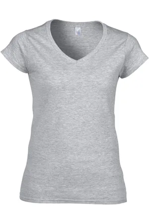 Gildan Camiseta manga larga Softstyle para mujer