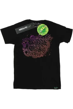 Rick and Morty Camiseta manga larga Wubba Lubba para hombre