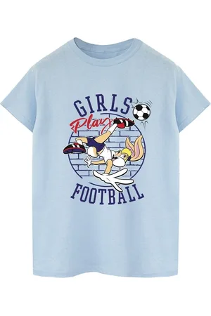 Dessins Animés Camiseta manga larga Girls Play Football para hombre