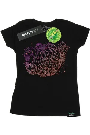 Rick and Morty Camiseta manga larga Wubba Lubba para mujer