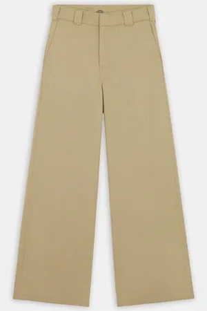 Dickies Pantalones W WIDE LEG PANT DK0A4YSE-KHK KHAKI para mujer