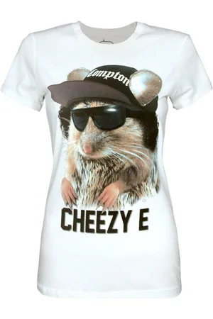 Goodie Two Sleeves Camiseta manga larga Cheezy E para mujer