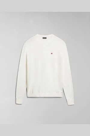 Napapijri Jersey DECATUR 5 NP0A4HUW-N1A WHITE WHISPER para hombre