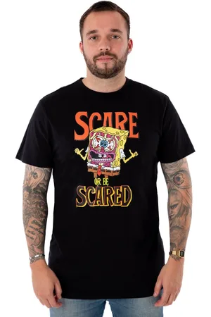 Spongebob Camiseta manga larga Scare Or Be Scared para hombre