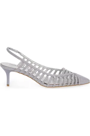 Laura Biagiotti Zapatos de tacón GLITTER SILVER para mujer