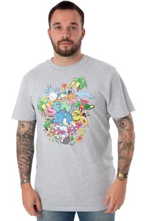 Sonic The Hedgehog Camiseta manga larga NS7982 para hombre