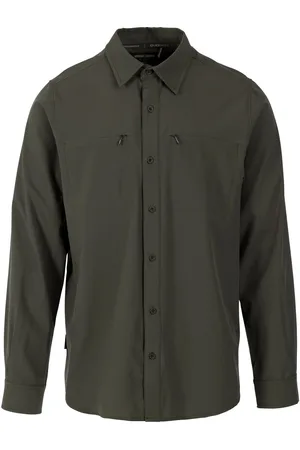 Trespass Camisa manga larga Cargan para hombre