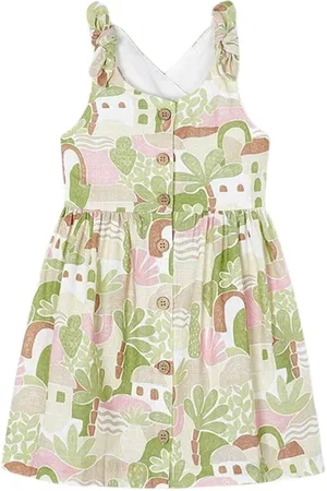 Mayoral Vestidos Vestido estampado Manzana para niña