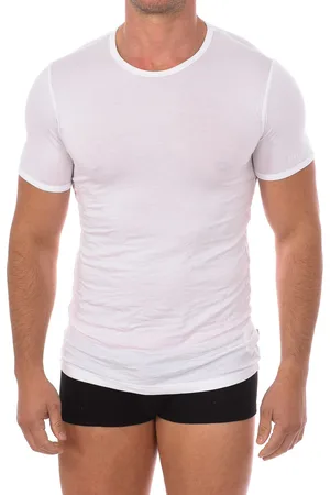 Bikkembergs Camiseta BKK1UTS03SI-WHITE para hombre