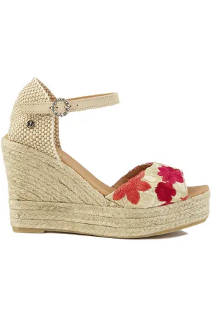 La Valeta Sandalias Espadrilles Femme Camelia peep toe para mujer