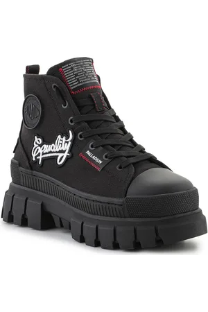 Palladium Zapatillas altas Revolt Hi Patch 99115-008-M para mujer