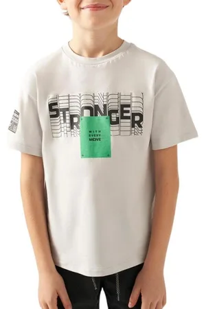 Mayoral Tops y Camisetas Camiseta Stronger Cromo para niño