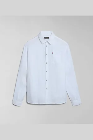 Napapijri Camisa manga larga G-LINEN LS NP0A4HQ2-002 para hombre