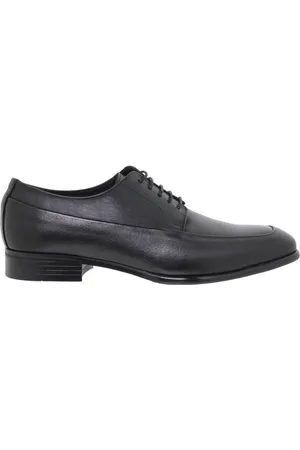 Éxodo Zapatos Bajos Zapatos de vestir de piel negros by Shoes para hombre