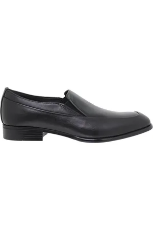 Éxodo Zapatos Bajos Zapatos Mocasines negros de piel by para hombre