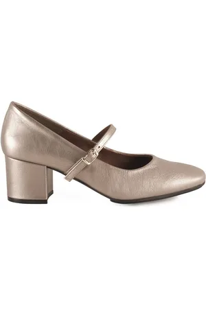 Chamby Zapatos de tacón Zapatos salones de piel metalizada by para mujer