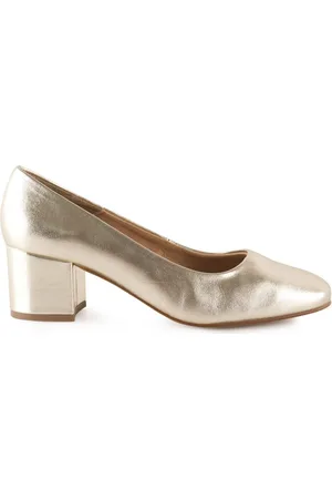 Chamby Zapatos de tacón Zapatos Salones dorados de piel by para mujer
