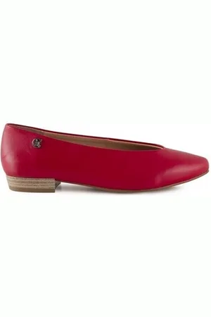 Chamby Bailarinas Bailarinas rojas de piel by para mujer
