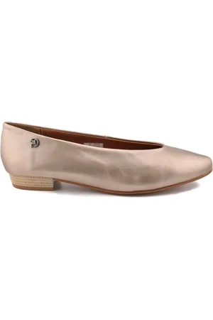 Chamby Bailarinas Bailarinas de piel metalizada by para mujer